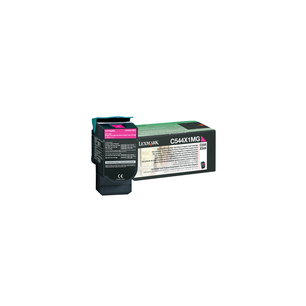 Tner Lexmark C544N Alto Rendimiento Retornable Color Magenta [ C544X1MG ]