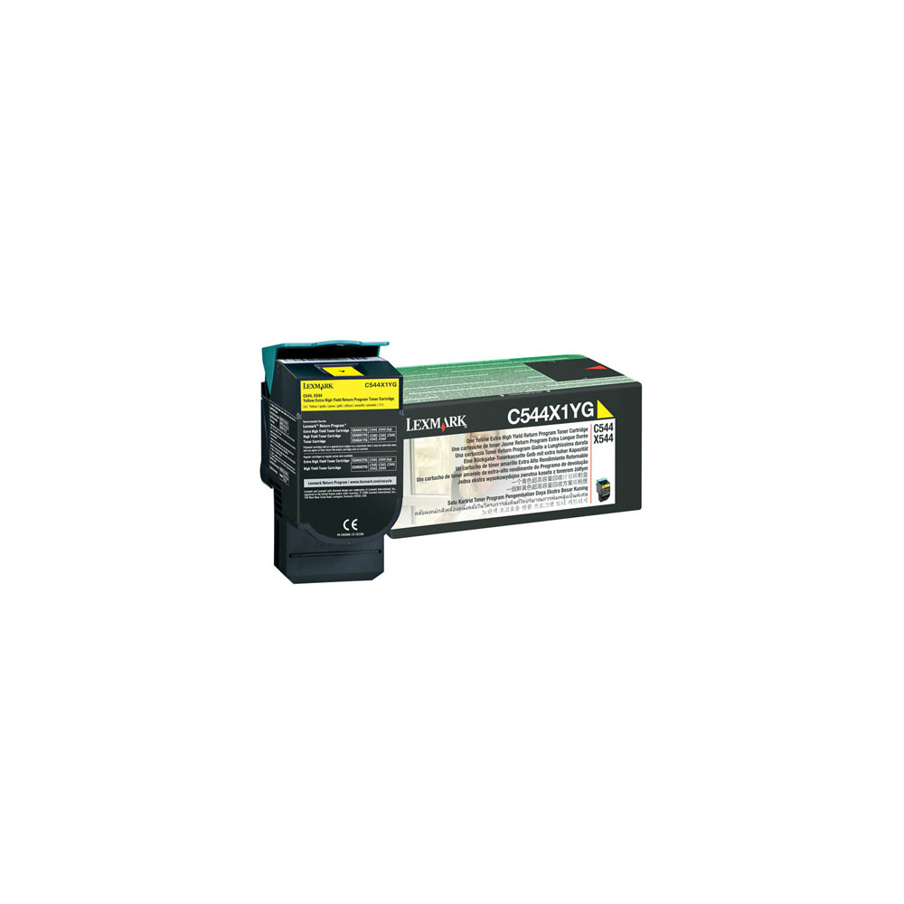 Tner Lexmark C544N Alto Rendimiento Retornable Color Amarillo [ C544X1YG ]