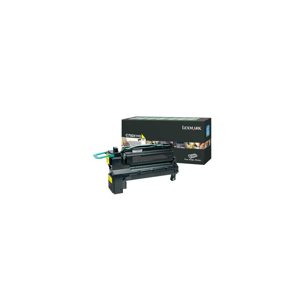 TONER LEXMARK AMARILLO EXTRA HIGH YIELD RETURN PR [ C792X1YG ]