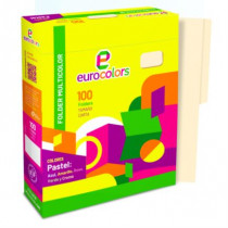 Folder Mapasa Carta Multicolor Color Crema Pqte 100F [ PU0036 ]