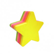 CUBO MAE NEON 64X67MM 5 COLORES ESTRELLA 250 HOJAS [ 332504 ]