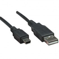 Cable Manhattan USB V2.0 A-Mini B 3.0M Negro [ 302340 ]