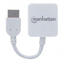 Convertidor Manhattan HDMI-H a Displayport-M 4K Color Blanco [ 152648 ]