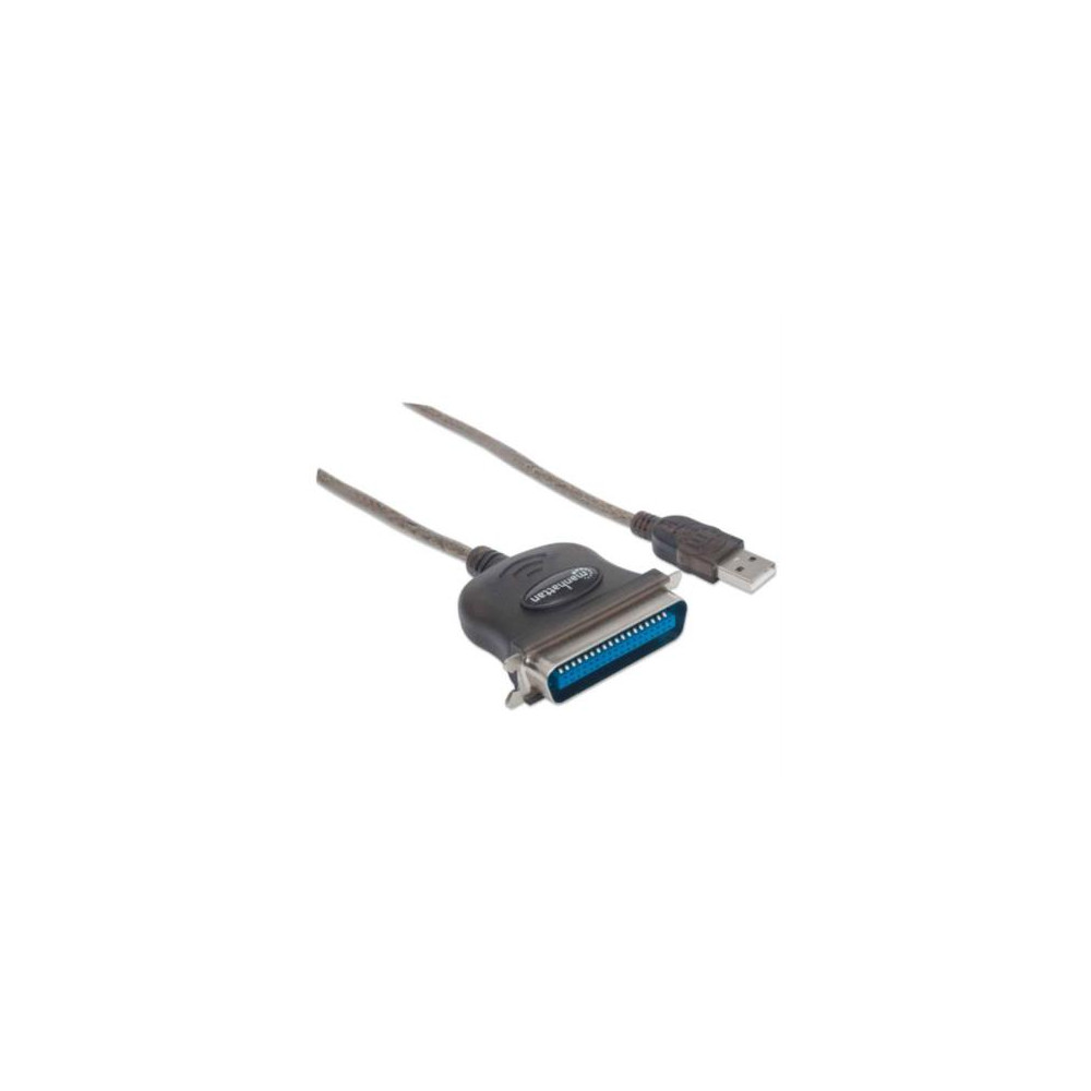 Convertidor Manhattan para Impresora USB-A a Cen36-M 1.8m Color Plata [ 317474 ]