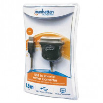 Convertidor Manhattan para Impresora USB-A a Cen36-M 1.8m Color Plata [ 317474 ]