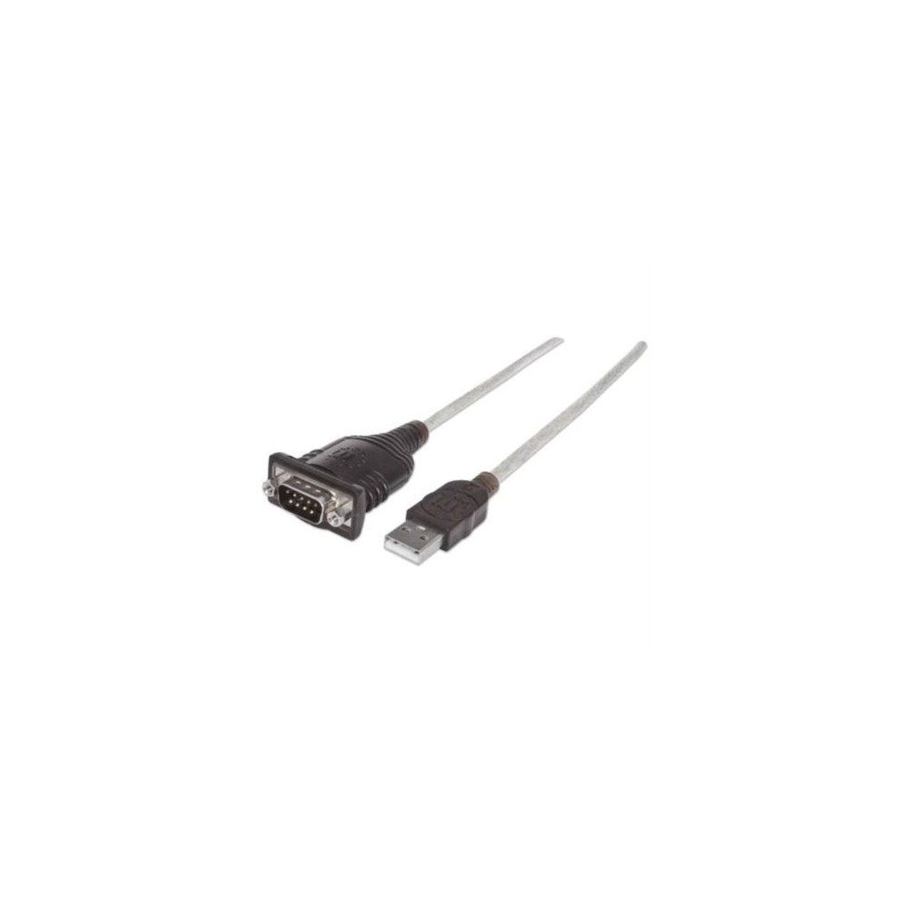 Convertidor Manhattan USB a Puerto Serial Chip PL-2030HXD 45cm [ 151801 ]