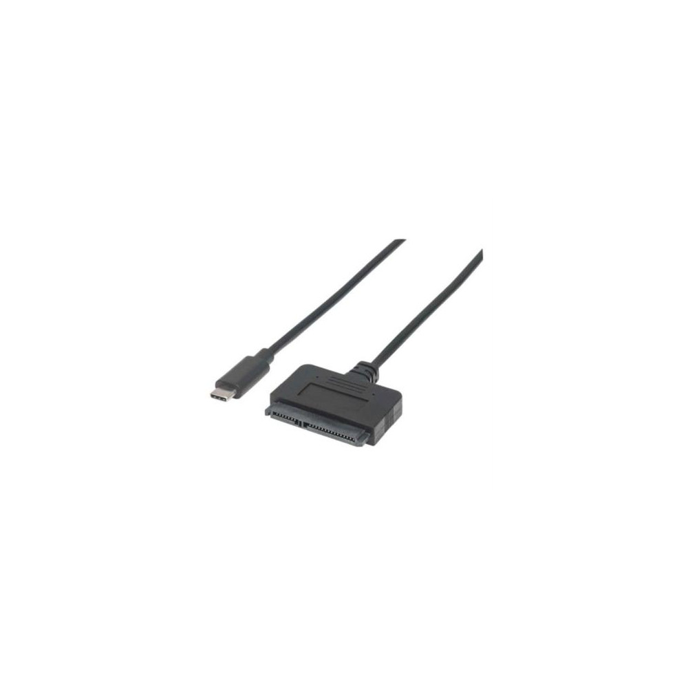 Adaptador Manhattan SATA a USB-C 3.1 SuperSpeed Color Negro [ 152495 ]