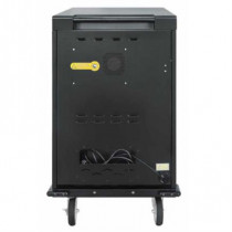 Gabinete Manhattan Carrito Carga UVC 32 Puertos USB-A 32 Contactos Color Negro [ 180313 ]