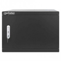 Gabinete Manhattan Carrito Carga UVC 16 Puertos USB-C 1040W Total Desinfeccin Color Negro [ 180351 ]