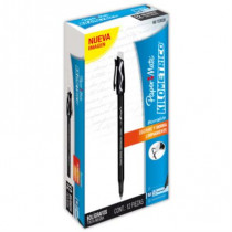 BOLIGRAFO PAPERMATE 82192 ERASER MATE NEGRO C/12 [ 82192 ]