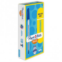 BOLIGRAFO PAPERMATE KILOMETRICO AZUL 1.0MM C/12 [ 17490113531 ]