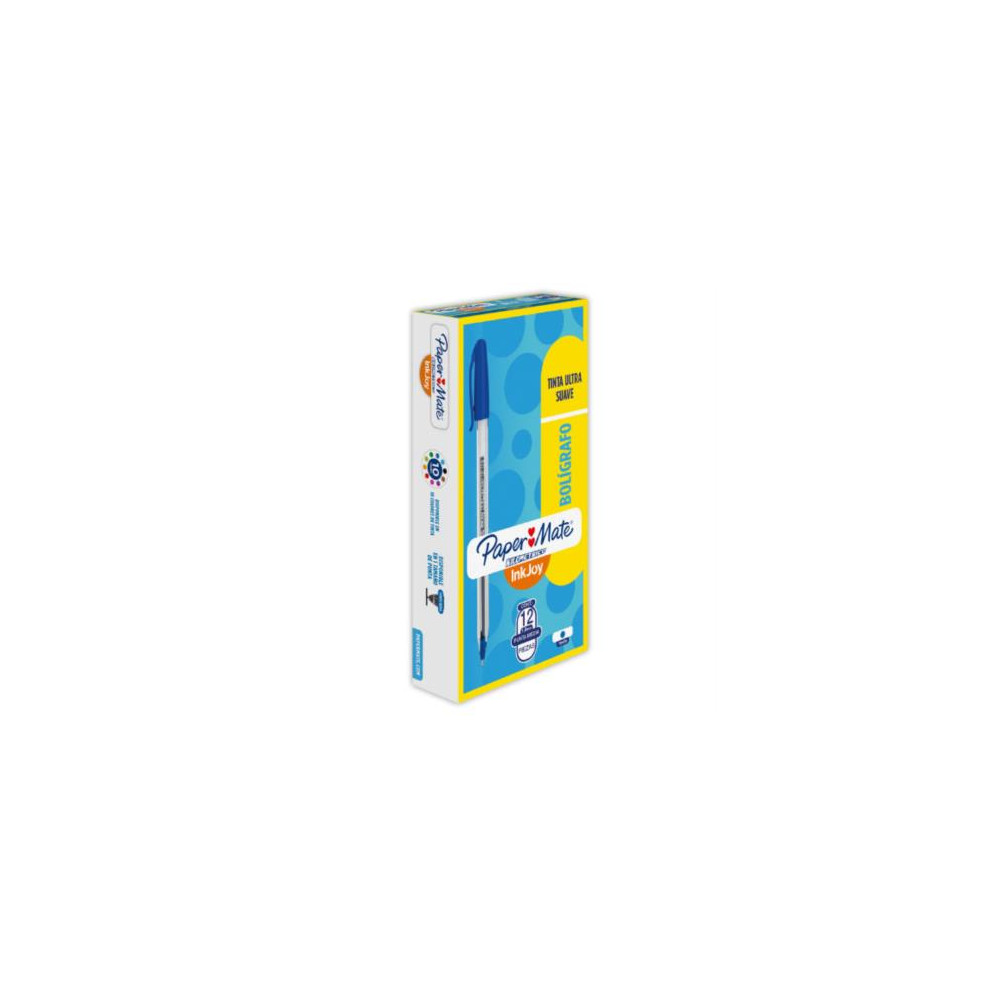 BOLIGRAFO PAPERMATE KILOMETRICO AZUL 1.0MM C/12 [ 17490113531 ]