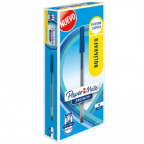 Bolgrafo Papermate Kilometrico Econmico Color Azul C/12 Pzas [ 2129424 ]