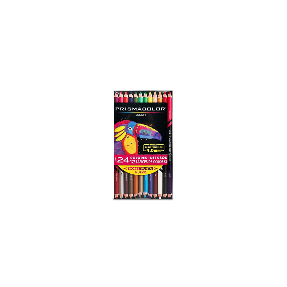 Colores Prismacolor Junior Doble Punta C/12 Pzas 24 colores intensos [ 2153018 ]