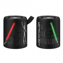 Bocina Steren TWS 2 en 1 Star Wars Manos Libres Bluetooth/MP3 /Aux/FM Color Negro [ BOC-885SW1 ]