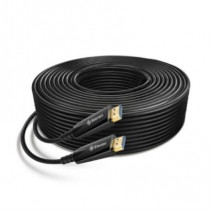 Cable HDMI Steren 4K de Fibra ptica 30m Color Negro [ 206-700 ]