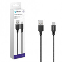 CABLE STEREN USB A USB C TIPO CORDON 1.9M [ USB-3956 ]