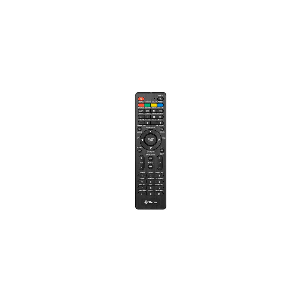 Control Remoto Steren Universal Plano Smart TV Color Negro [ RM-1000 ]