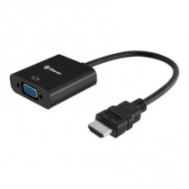 Convertidor Steren HDMI a VGA Audio-Video Color Negro [ 208-151 ]