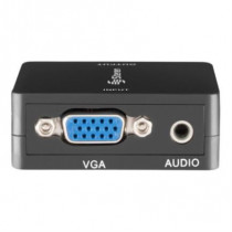 Convertidor Steren VGA a HDMI Soporta Full HD 1080p Color Negro [ 208-144 ]