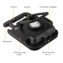 MINI LINTERNA STEREN LED COB DE BOLSILLO TIPO L [ LAM-180 ]