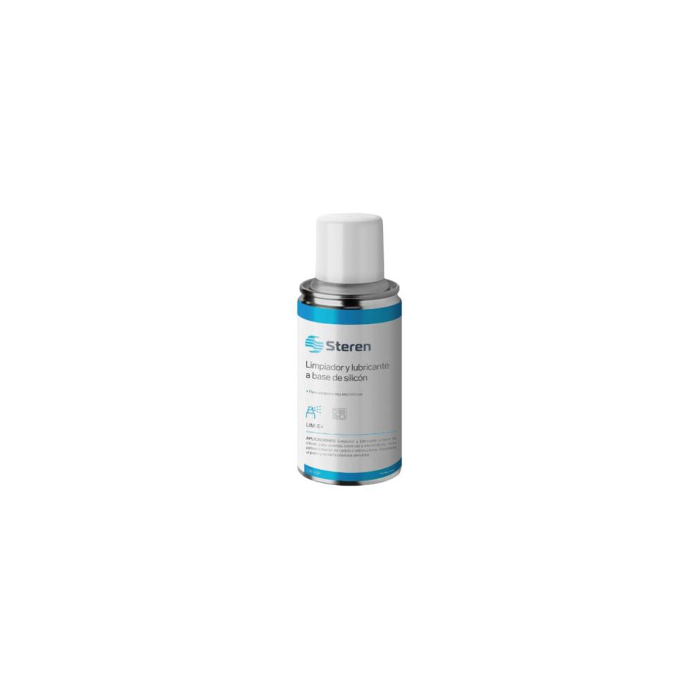 Limpiador y Lubricante Steren con Base de Silicn 170ml [ LIM-E ]