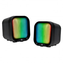 BOCINAS VORAGO START THE GAME SPK-109 RGB / USB PARA COMPUTADORA / 2.2WATTS [ SPK-109 ]