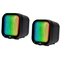 BOCINAS VORAGO START THE GAME SPK-109 RGB / USB PARA COMPUTADORA / 2.2WATTS [ SPK-109 ]