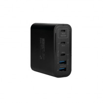 CARGADOR DE PARED VORAGO AU-600 TIPO C 100W PD 5 PUERTOS QUICK CHARGE 3.0 NEGRO [ AU-600 ]