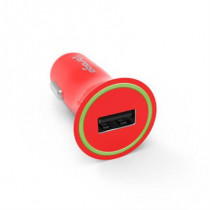 CARGADOR VORAGO AUTO AU-101 1 PUERTO USB ROJO BLIST [ AU-101-RD ]