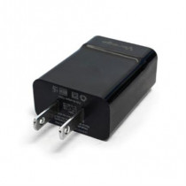 Cargador Vorago AU-302 Pared Carga Rpida 2.4A USB Color Negro [ AU-302-BK ]