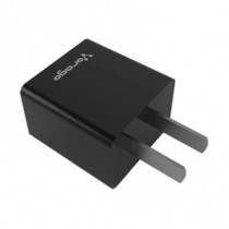 Cargador Vorago AU-105 para Pared con Puerto USB Color Negro Blister [ AU-105-V2-BK ]