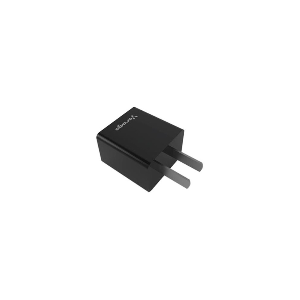 Cargador Vorago AU-105 para Pared con Puerto USB Color Negro Blister [ AU-105-V2-BK ]