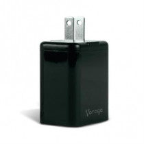 Cargador Vorago Quick Charge AU-350 para Pared 3.0A PD 20W USB A-C Color Negro [ AU-350-BK ]