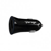 Cargador Vorago AU-103 V2 para Auto USB 1A/2.1A Color Negro [ AU-103-V2-BK ]