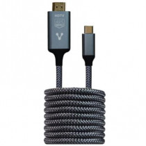 Cable Convertidor Vorago CAB-310 Tipo C a HDMI 4k 1.8m Cobre/Aluminio Color Negro [ CAB-310 ]