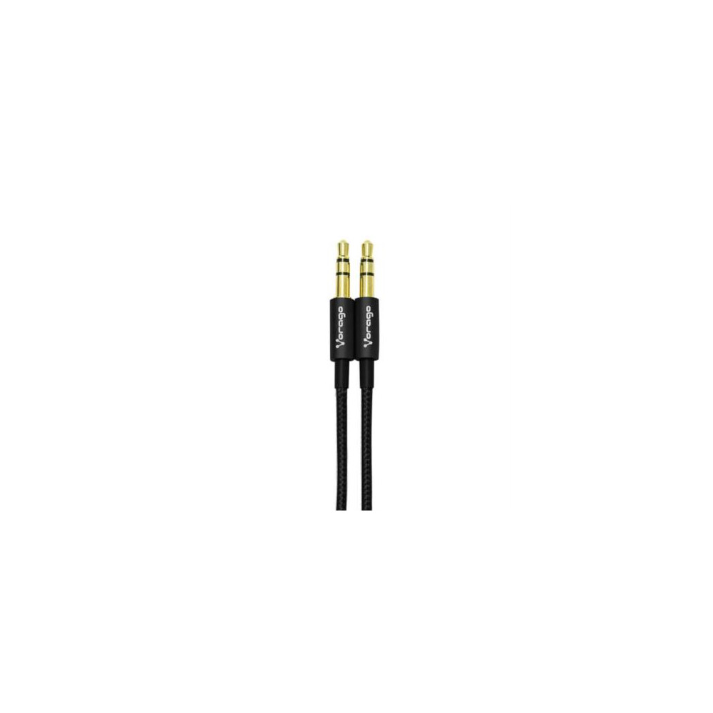 Cable Vorago CAB-115 Audio Auxiliar 3.5mm Metlico 1m Color [ AC-365810-4 ]