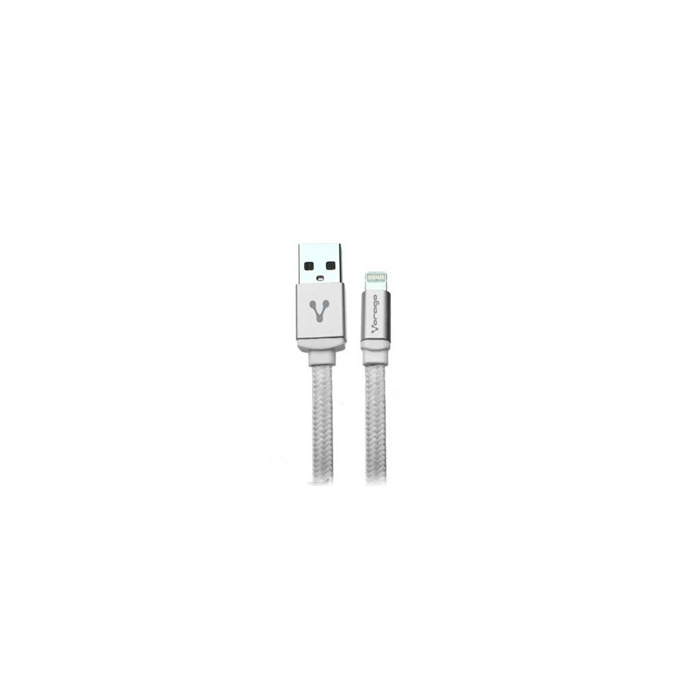 CABLE VORAGO CAB-119 BLANCO USB-APPLE LIGHTNING 1 METRO BLAN [ CAB-119-WH ]