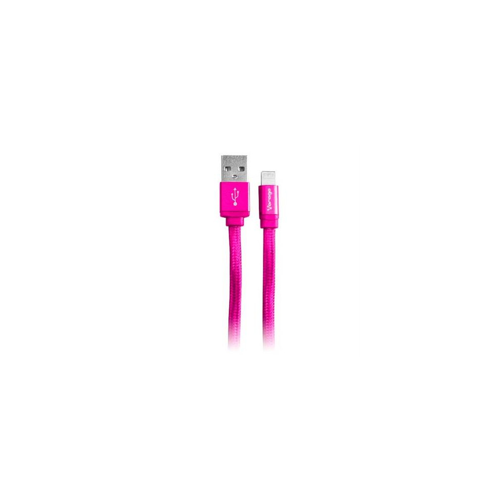 Cable Vorago CAB-119 USB-Lightning 1m Color Rosa [ CAB-119-ROSA ]