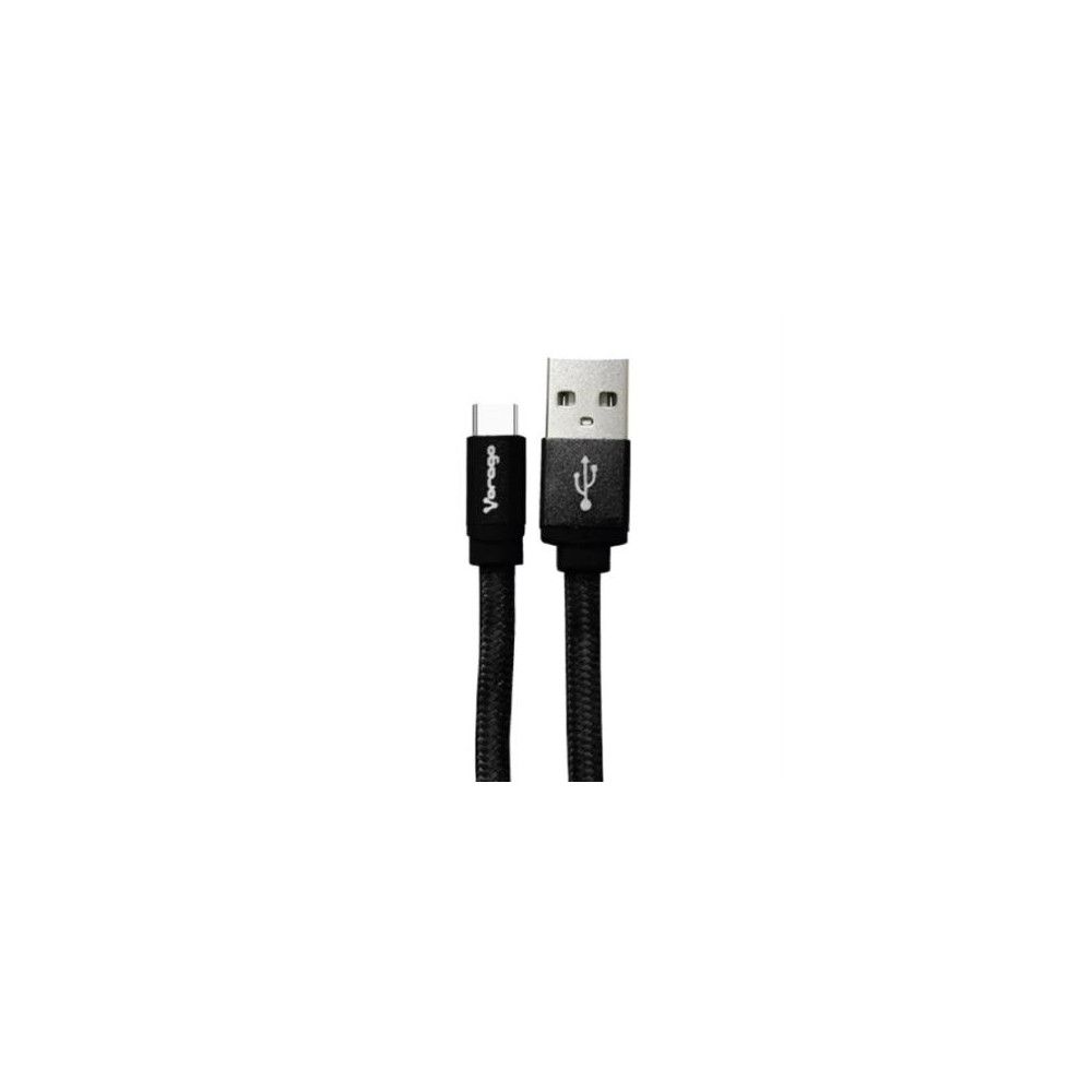 Cable Vorago Cab-123 Usb-Tipo C  1 Metro Carga Rapida Negro [ CAB-123-BK ]