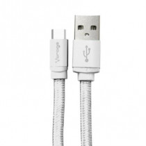 Cable Vorago Cab-123 Usb-Tipo C  1 Metro Carga Rapida Blanco [ CAB-123-WH ]