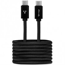 Cable Vorago CAB-124 USB Tipo C Carga Rpida 1m Color Negro [ CAB-124-BK ]