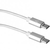 Cable Vorago CAB-124 USB Tipo C Carga Rpida 1m Color Blanco [ CAB-124-WH ]