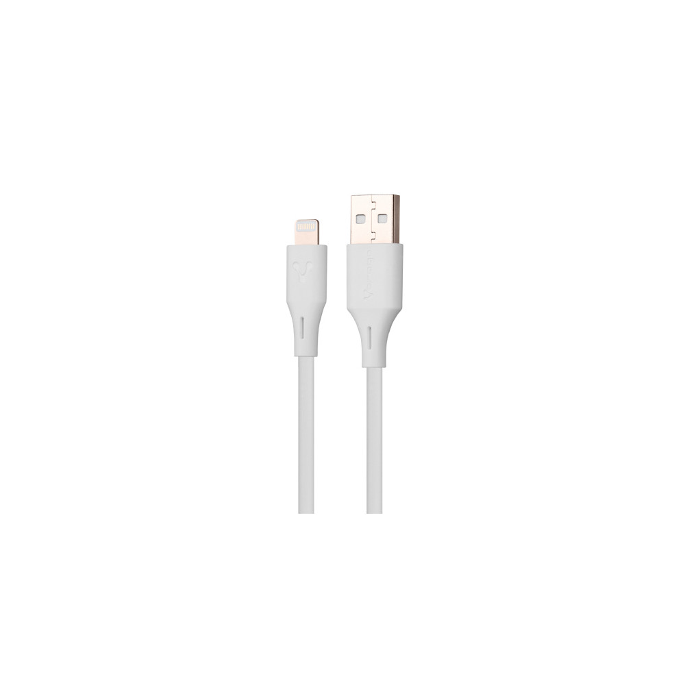 CABLE VORAGO CAB-L01W USB-APPLE LIGHTNING 1 METRO BLANCO [ CAB-L01W ]