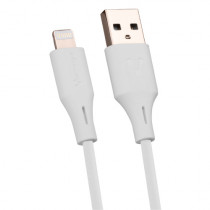 CABLE VORAGO CAB-L01W USB-APPLE LIGHTNING 1 METRO BLANCO [ CAB-L01W ]