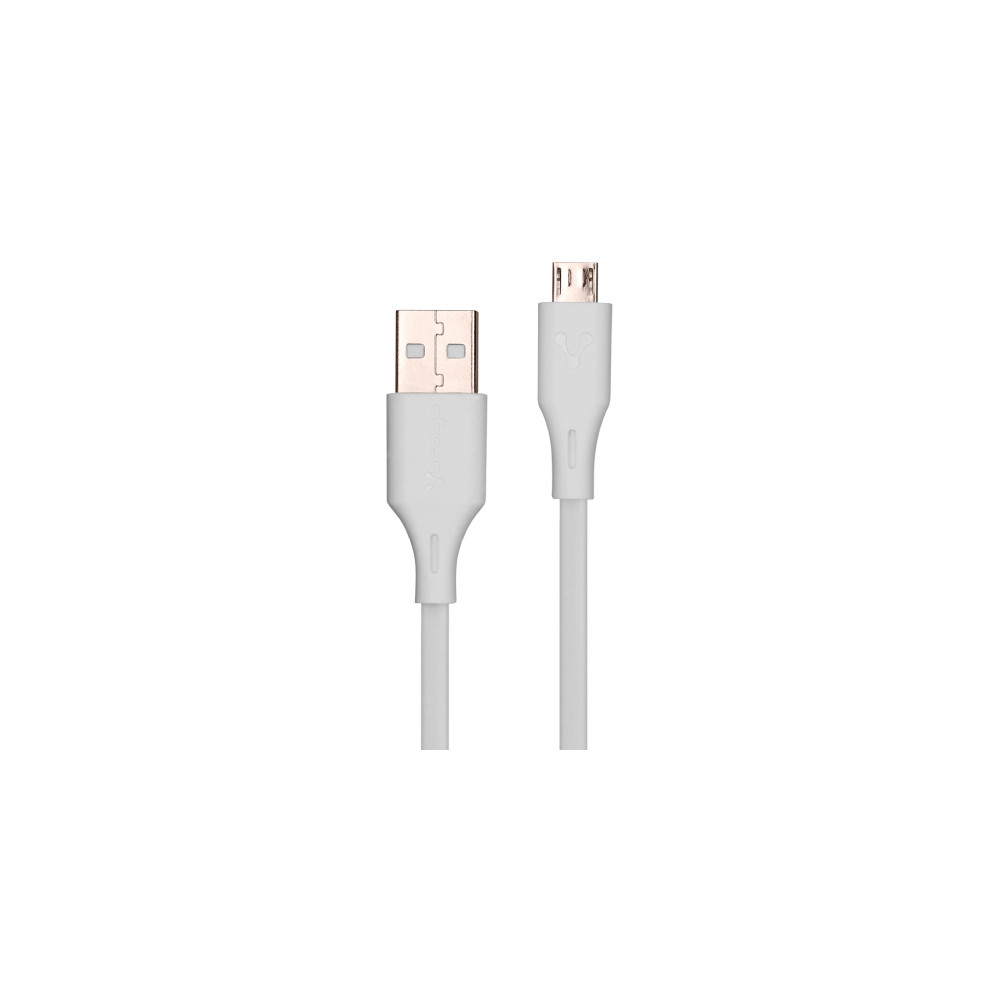 CABLE USB VORAGO CAB-M01W USB- MICRO USB 1 METRO BLANCO [ CAB-M01W ]