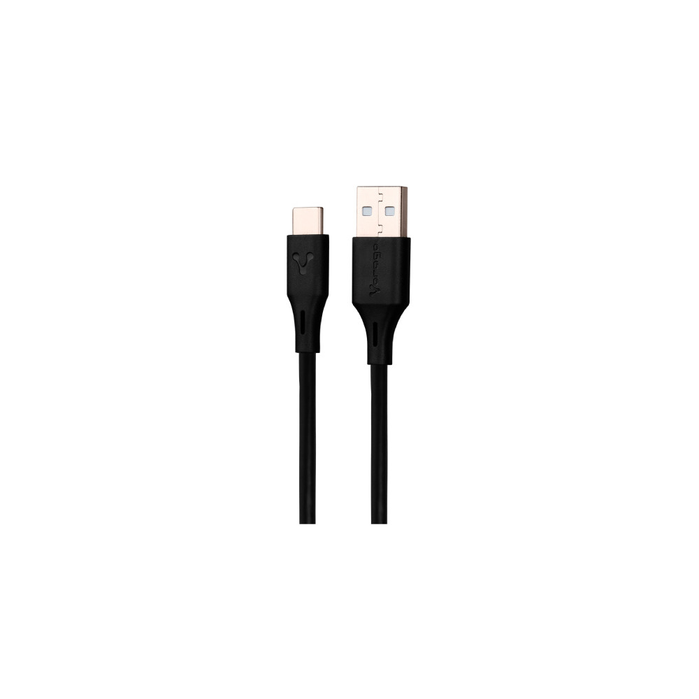 CABLE VORAGO CAB-C02B USB- TIPO C 2 METROS NEGRO [ CAB-C02B ]