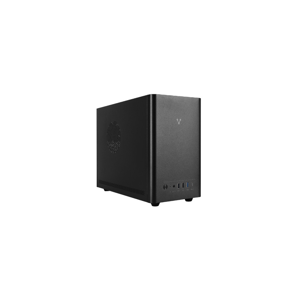 GABINETE VORAGO GAB-210 MINITORRE Micro ATX ITX 2xUSB 2.0 1xUSB 3.0 1xTIPO C 5OOW NEGRO [ GAB-210-BK ]