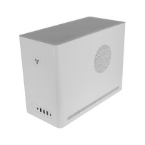 GABINETE VORAGO GAB-210 MINITORRE Micro ATX / ITX 2xUSB 2.0 1xUSB 3.0 1xTIPO C 5OOW  BLANCO [ GAB-210-WH ]