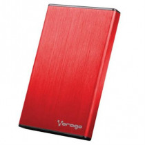 Enclosure Gabinete Vorago HDD-102 para SSD/HDD 2.5" SATA USB 2.0 Color Rojo [ HDD-102-ROJO ]